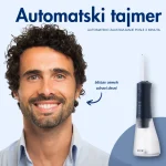 RYER Oralni tuš – Bežični – IPX7 vodootporan – Rezervoar 320 ml – 3 režima (Normalan/Mekan/Pulse) – 4 nastavka 360° - Slika 8