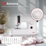 RYER – Šivaća mašina – 18 šavova – LED osvetljenje – Nožna pedala – Tiha i kompaktna - Slika 5
