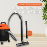 RYER 3-u-1 usisivač za suvo i mokro usisavanje – Sa funkcijom duvanja – 18L – 1200W – Građevinski usisivač – Vodootporan - Slika 7