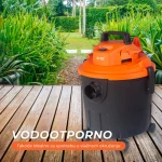 RYER 3-u-1 usisivač za suvo i mokro usisavanje – Sa funkcijom duvanja – 18L – 1200W – Građevinski usisivač – Vodootporan - Slika 4