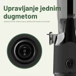COOK-IT Slowjuicer XL – Sa sistemom protiv kapanja – Zaštita od oksidacije – XL otvor za voće i povrće - Slika 5