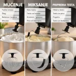 kuhinjski robot – kuhinjski mikser sa inox posudom – 3,5l – cook it