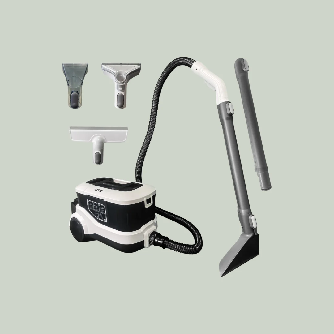 ryer Čistač mrlja pro – sa točkićima, podesiva drška, 5 nastavaka – Čistač tepiha, nameštaja, garnitura, fotelja