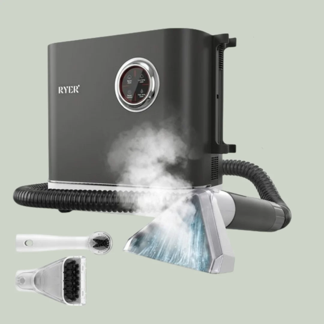 ryer ultimate Čistač mrlja – parni i tepih čistač – 1600w – 100°c para, usisna snaga, za garniture, fotelje i tepihe