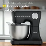 cook it kuhinjski robot za mešanje, 800 w, 4.5 l, 12 brzina, inox posuda