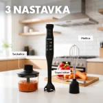 cook it 3u1 štapni mikser, 350 w, 2 brzine, bpa free, sa seckalom i mutilicom