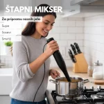 cook it 3u1 štapni mikser, 350 w, 2 brzine, bpa free, sa seckalom i mutilicom