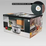 cook it spori kuvar 6,5 l – ovalna keramička unutrašnja posuda – 3 režima rada – stakleni poklopac – kućište od nerđajućeg čelika (rvs) – lako čišćenje