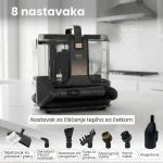 ryer hybridsteam tepih čistač 1800w – parni čistač + čistač fleka, 8 nastavaka, rezervoari 1,9l/1,4l